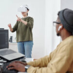 Virtual reality game developer roles